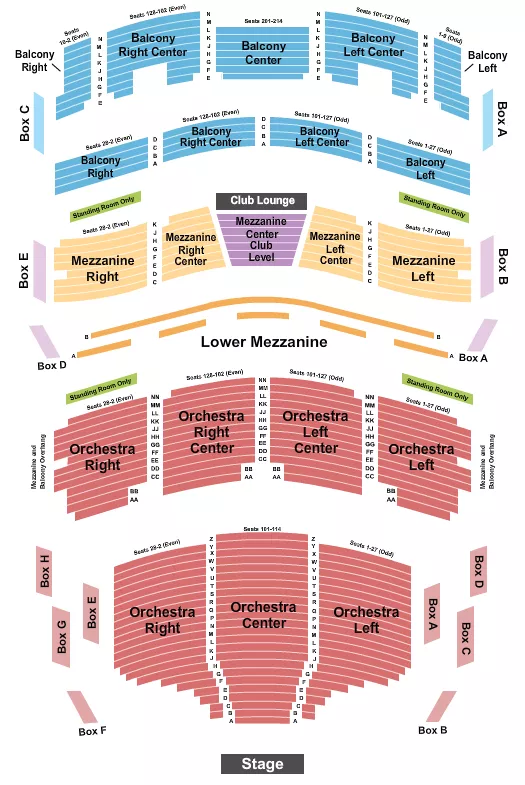 seating chart for Au-Rene Theater at Broward Ctr For The Perf Arts - Endstage - eventticketscenter.com