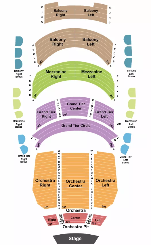 seating chart for Belk Theatre at Blumenthal Performing Arts Center - Endstage 2 - eventticketscenter.com
