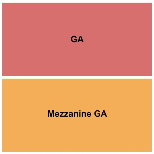 seating chart for Cains Ballroom - GA/Mezzanine - eventticketscenter.com