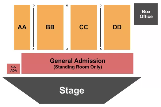 seating chart for Chase County Fair & Expo - Endstage 2 - eventticketscenter.com