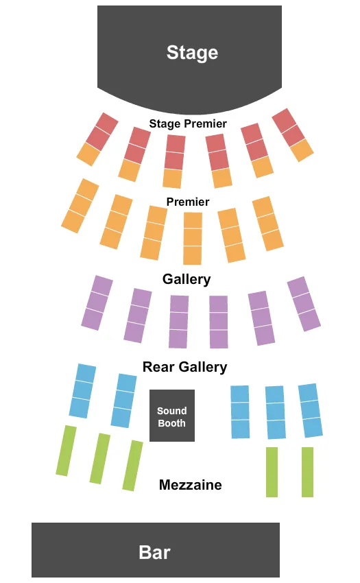 seating chart for City Winery - Philadelphia - Endstage 2 - eventticketscenter.com