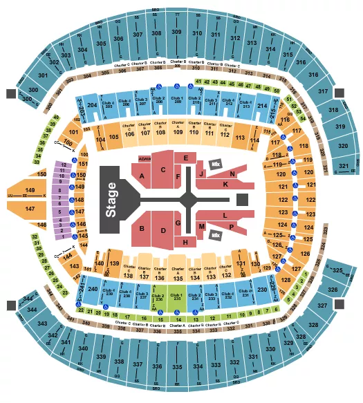 seating chart for Lumen Field - The Weeknd - eventticketscenter.com