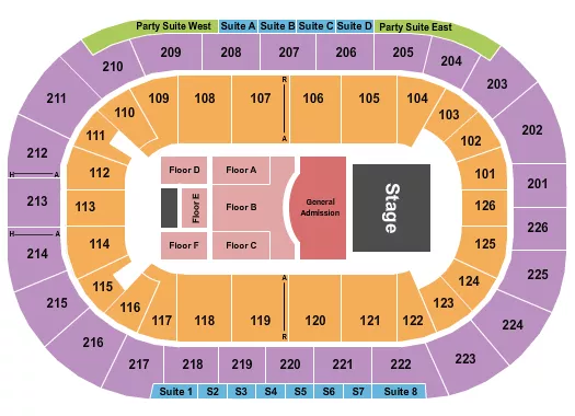 seating chart for Michelob ULTRA Arena At Mandalay Bay - Ivan Cornejo - eventticketscenter.com