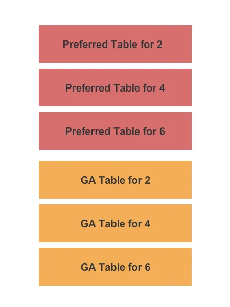seating chart for Improv Comedy Club - Addison - GA & Preferred - eventticketscenter.com