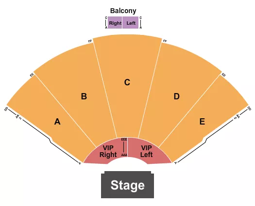 seating chart for Route 66 Casino - Endstage Split VIP - eventticketscenter.com