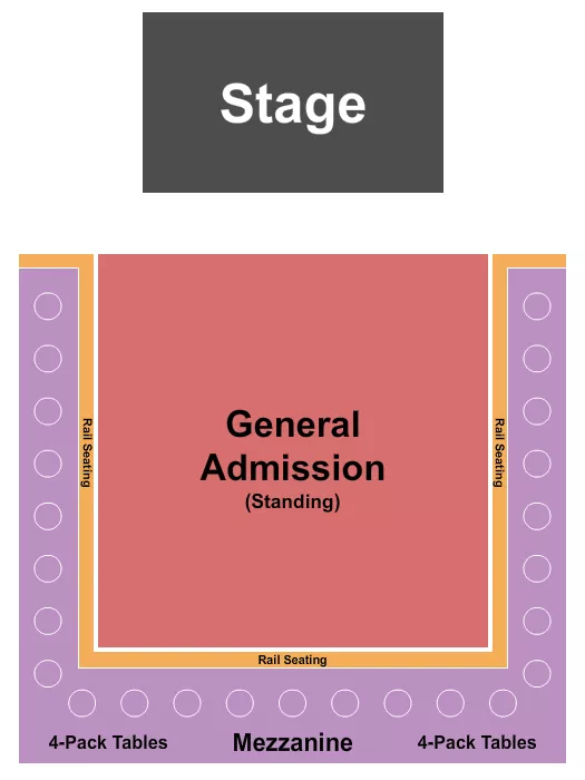 seating chart for The Signal - TN - GA/Rail/Mezz - eventticketscenter.com
